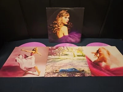 Taylor Swift Speak Now (Taylor's Version) Lilac Marble Vinyl Record 3LP READ ⬇️ - Image 1 of 4