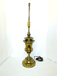 Vintage Solid Brass Stiffel Table Lamp, Hollywood Regency Trophy Design, 29'' - Picture 1 of 13