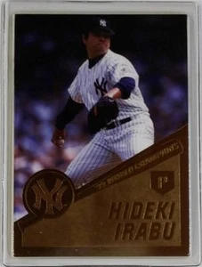 Tarjeta de oro 22KT Danbury Mint Hideki Irabu 1999 Yankees Championship 2000 #12 - Imagen 1 de 1