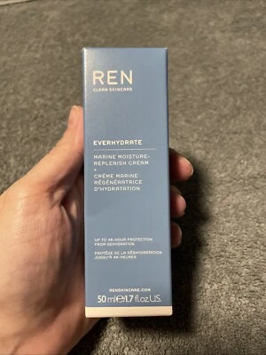 🌊 REN Clean Skincare Everhydrate Marine Moisture-Replenishing Cream 50ml | NOVO - Imagem 1 de 4