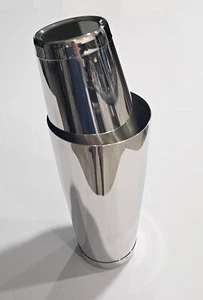Boston Shaker 2 Piece Set Weighted Cocktail Shakers Stainless Mixing Bar Tin NEW - Picture 1 of 6