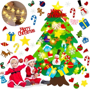 Felt Christmas Tree for Toddlers - 3.3 FT Felt Christmas Tree for Kids Wall - Picture 1 of 12