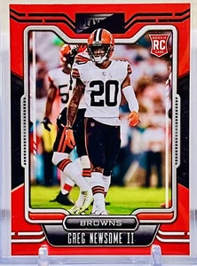 2021 Panini Playbook GREG NEWSOME II #150 PURPLE FOIL Parallel RC Rookie - Foto 1 di 2