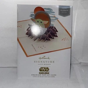 HALLMARK Signature Paper Wonder Star Wars Pop UP Mandalorian Celebrate 2er-Pack - Bild 1 von 3