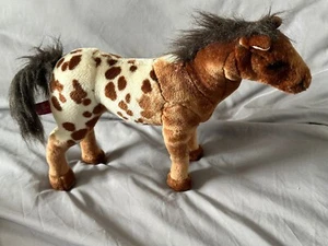 DPL Leeds LTD Appaloosa Horse Plush Soft Toy Bendable Poseable Legs vgc - Picture 1 of 4