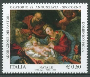Italia 2009 Pintura Navidad 3343 MNH. - Imagen 1 de 1