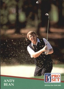 1991 Pro Set Golf Card #190 Andy Bean