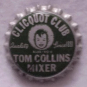Clicquot Club Tom Collins Mixer Soda Bottle Cap  - 14D8 - Picture 1 of 2