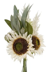 6Pcs Artificial Flower Sunflower Bouquet 35cm Stem For Home Wedding Party Decor - Picture 1 of 4