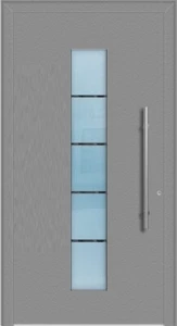 Beidseitig flügelüberdeckend ALUMINIUM Alu Haustür AT 93 Ud 0,82 1305 am Lager - Bild 1 von 7