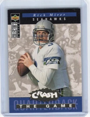 1994 Upper Deck Collector's Choice - Crash the Game Bronze Prize #C3 Rick Mirer - Image 1 of 2