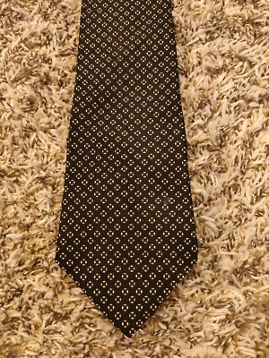 Corbata de cuello Zylos George Machado adulto hombre negra geométrica 100 % seda hecha en EE. UU. Foto 1 de 4