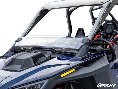 SuperATV Half Windshield for Polaris RZR Pro R 4 / Turbo R - Clear - Image 1 of 4