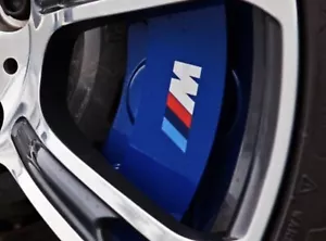 BMW M Sport Brake Caliper Sticker Decal Logo F10 F20 F30 E60 E70 E71 E90 E91 - Picture 1 of 3