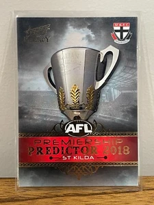 2018 AFL SELECT LEGACY STKILDA SAINTS PREMIERSHIP PREDICTOR SILVER PP30 #068/180 - Bild 1 von 2