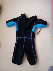 Mistral boy's men wetsuit shorty 2.5mm thickness Sizw M zip down easydressing - Picture 1 of 10