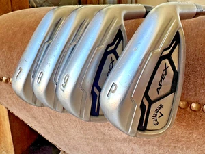 Callaway APEX Forged CF16 / 16 Irons set 7-PW (7, 8, 9, P) Graphite Recoil 95 F3 - Picture 1 of 11