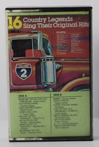16 Country Legends 1980 Cassette - Picture 1 of 4