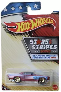 Hot Wheels Stars and Stripes 09/10 - '68 Plymouth Barracuda Super Stock Hemi Car - Picture 1 of 1