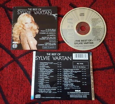 SYLVIE VARTAN ** The Best Of ** ORIGINAL 1986 Germany CD - Image 1 of 3