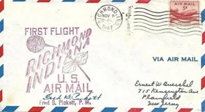 Airmail First Flight Salt Lake City UT May 10 1947 AAMC#74E7 - Picture 1 of 1