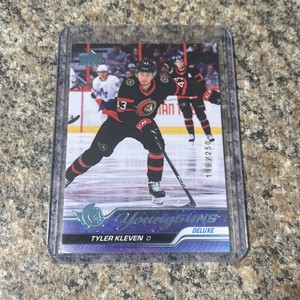 Tyler Kleven 2023-24 Upper Deck Series 1 Deluxe Parallel - Young Guns RC /250
