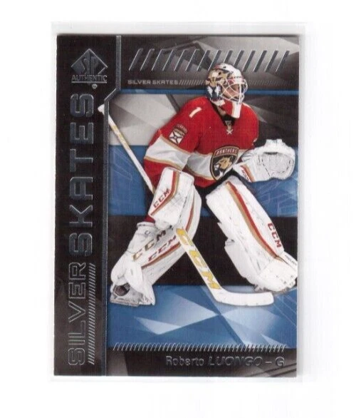2016-17 SP Authentic Silver Skates Card SS-RL Roberto Luongo Florida Panthers - Image 1 of 2