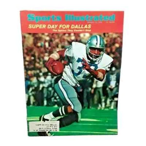 24 gennaio 1972 Duane Thomas Dallas Cowboys Super Bowl Sports Illustrated - Foto 1 di 1