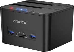 Leser Festplatte 3.5 " E 2.5 " HDD SSD SATA 2 Slot + USB E SD Klonen Offline - Bild 1 von 7