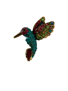 Brosche Kolibri "Metal Gallery" bunte Schmuckstücke - Neu - Bild 1 von 3
