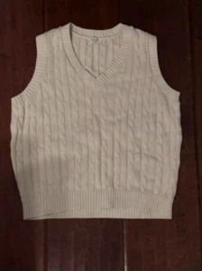 Brandy Melville John Galt Knit Light Pastel Green V-neck Sleeveless Vest - Picture 1 of 3