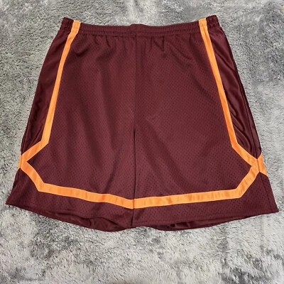 Pantalones Cortos de Baloncesto Para Hombre XL Va Tech Colores Granate Naranja Atlético Hiedra Crew Deporte Foto 1 de 4