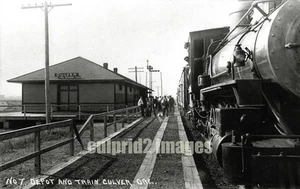 1912 Oregon Trunk Line RR - Eastern OREGON CULVER DEPOT - Picture 1 of 1