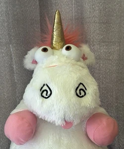 Despicable Me Minion Mayhem Agnes’ Fluffy The Unicorn 20" Plush Stuffed Toy Rare - Foto 1 di 20