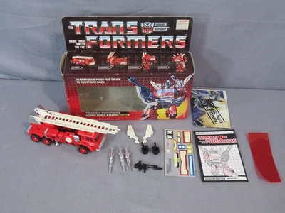 Transformers G1 "INFERNO" 100% Complete w/Box & Instructions Vintage Hasbro 1985 - Image 1 of 4