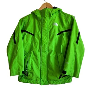 The North Face Hyvent Triclimate Hooded Zip Up Green Youth Size 7/8 Jacket - Picture 1 of 13