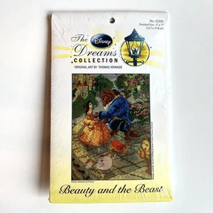 Disney Dream Collection Cross Stitch Kit Beauty & the Beast Thomas Kinkade 52555 - Picture 1 of 5