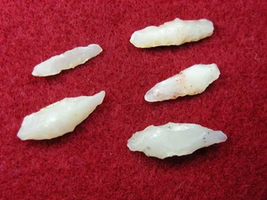 NEW MEXICO ARROWHEADS DRILLS 1" Authentic Indian Artifacts - Picture 1 of 5