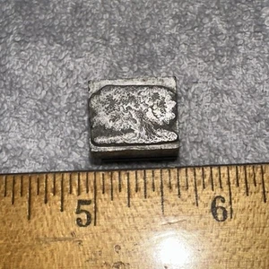 Printing Block ( Majestic Tree ) Lead Block - Picture 1 of 6