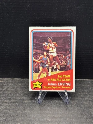 1972-73 Topps - ABA All-Stars Julius Erving #255 (RC) Foto 1 de 2