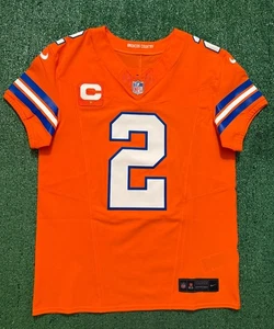 Pat Surtain Denver Broncos Orange Throwback Nike F.U.S.E. Elite Jersey Size 40/M - Picture 1 of 11
