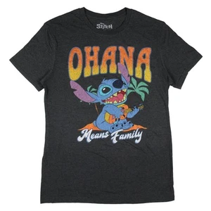 Disney Men's Lilo & Stitch Ohana Means Family Short Sleeve T-Shirt (XL) - Picture 1 of 3