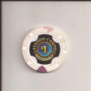 Station Casino $1 Chip Kansas City - Picture 1 of 2