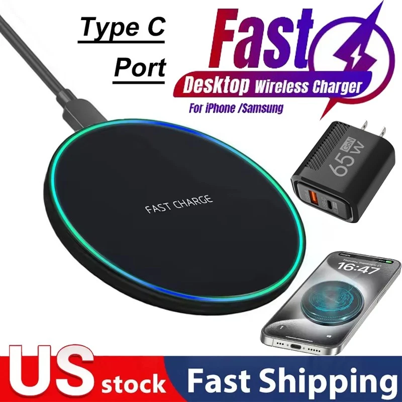 Almohadilla de carga rápida inalámbrica 65W para Google Pixel 10 Pro XL 9a 8Pro 7 6Pro 5 4 XL Foto 1 de 4