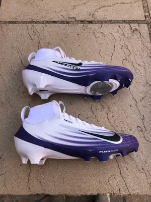 Men's 9  Nike Air Zoom Vapor Pro 1 Football Cleats IB2495-104 White Black Orchid - Image 1 of 4
