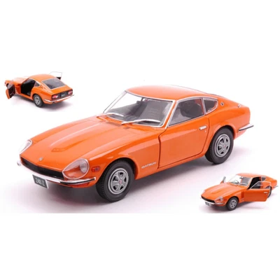 DATSUN 240 Z 1969 ORANGE RHD 1:24 Whitebox Auto Stradali Modellino Nuovo - Immagine 1 di 4