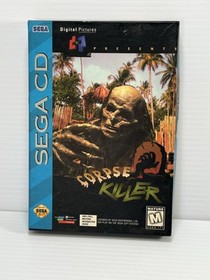 Corpse Killer (Sega CD, 1994) Complete CIB Reg Card Game Manual Disc Sleeve Box