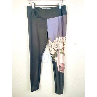 Ropa Desert Chic Mujer Pantalones Talla M Leggings Yoga Vaca Gráfico Único Naturaleza Foto 1 de 4