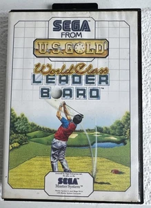 World Class Leader Board ~ Sega Master System ~ Completo con Manual - Envío y devolución gratuitos - Imagen 1 de 6
