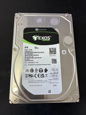 Seagate 8TB ST8000NM017B Enterprise HDD 3.5" SATA 7200RPM 256MB Cache - Image 1 of 4